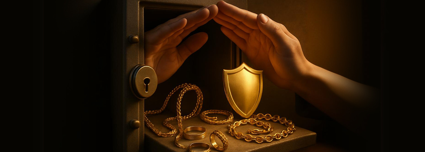 Gold Jewellery Safety – How to Safeguard Your Gold Jewellery at Home and WhileTraveling